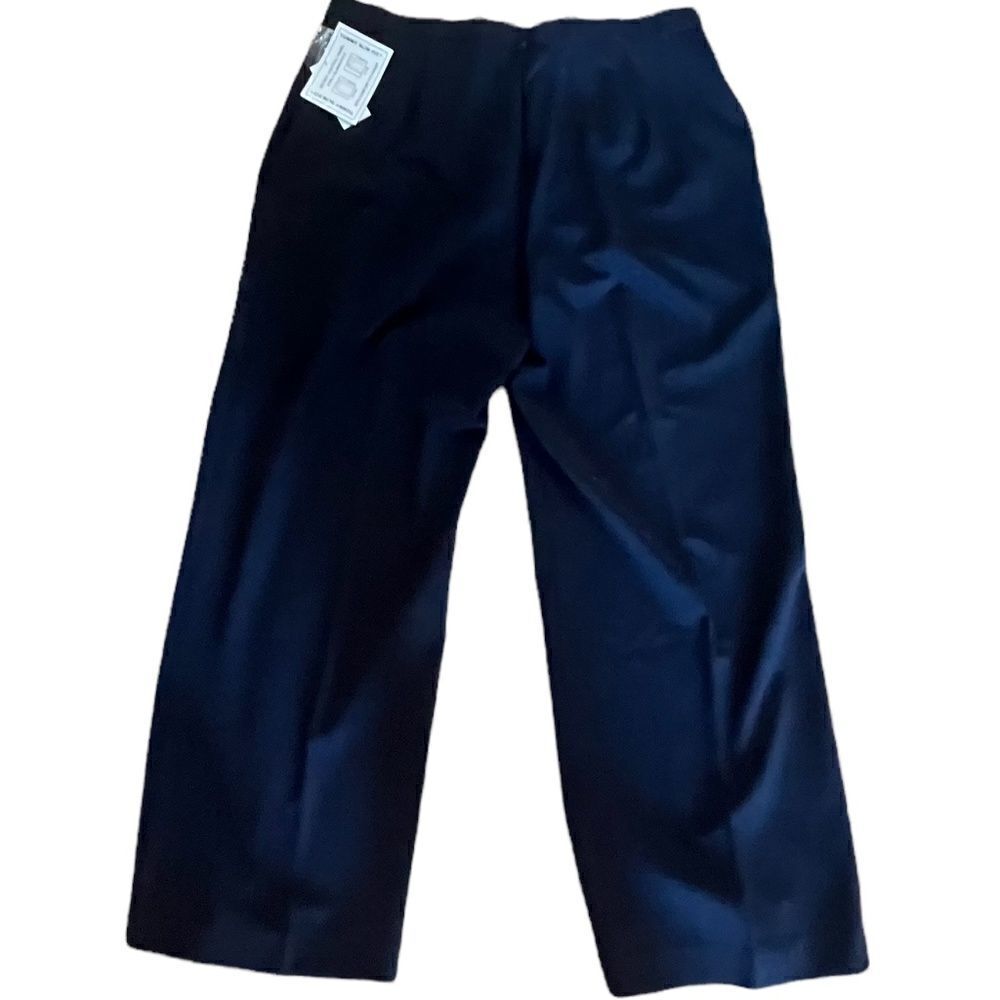 New CB Career Tummy Slim Fit Navy Blue Dress Pants, Size 16 Short